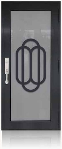 Single Bronze № 30 — decorative door panel design TD-SD-B30