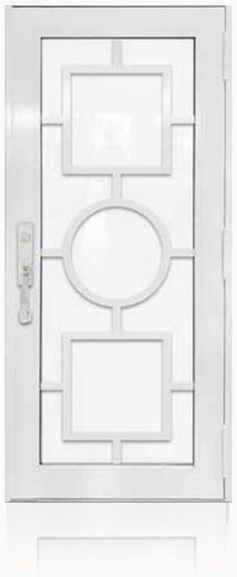 Single White № 59 — decorative door panel design TD-SD-W59