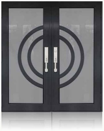 Double Bronze № 07 — decorative door panel design TD-DED-B07
