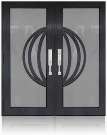 Double Bronze № 15 — decorative door panel design TD-DED-B15