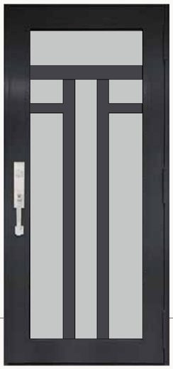 Single Bronze № 63 — decorative door panel design TD-SD-B63