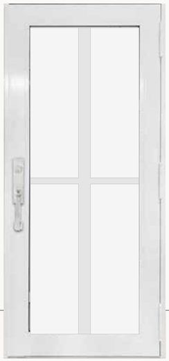 Single White № 61 — decorative door panel design TD-SD-W61