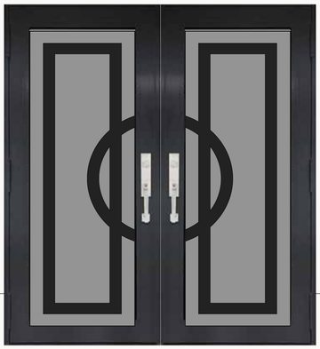 Double Bronze № 18 — decorative door panel design TD-DED-B18