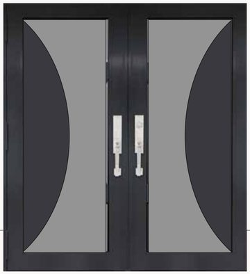 Double Bronze № 20 — decorative door panel design TD-DED-B20