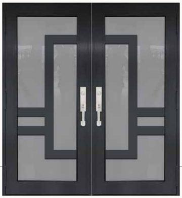 Double Bronze № 30 — decorative door panel design TD-DED-B30