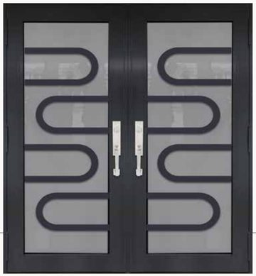 Double Bronze № 33 — decorative door panel design TD-DED-B33