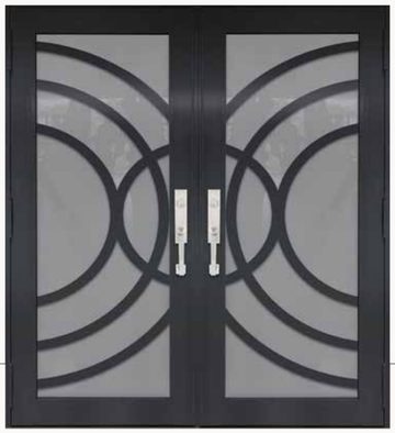 Double Bronze № 44 — decorative door panel design TD-DED-B44