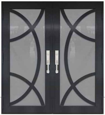 Double Bronze № 46 — decorative door panel design TD-DED-B46