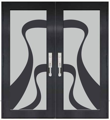 Double Bronze № 72 — decorative door panel design TD-DED-B72