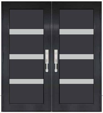 Double Bronze № 73 — decorative door panel design TD-DED-B73